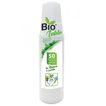 BICCHIERI BIOPLASTICACL. 20 BIOTABLE PZ. 50