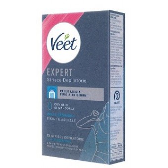 VEET NUOVO STRISCE ASCEL. E BIKINI PELLI SENS. PZ. 12