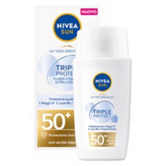 NIVEA SUN CREMA VISO SOLTRIPLE PROT. FP50+ ML. 40