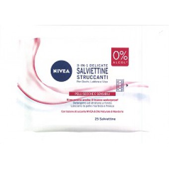 SALVIETT.  NIVEA VISAGESTRUCC. DELIC. PZ. 25