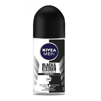 DEO NIVEA MEN BLACK&WHITEROLL ON ML 50