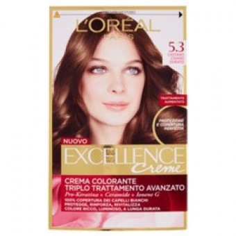 COLOR.  EXCELLENCE N. 5,3 CASTANO CHIARO DORATO ML40