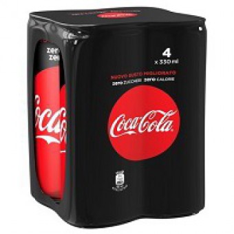 COCA COLA ZERO LATT. SLEEKCL 33 X 4