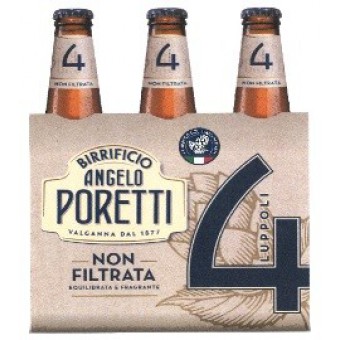 BIRRA PORETTI 4 LUPPOLINON FILTR. BTG. CL. 33X3