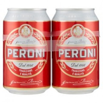 BIRRA PERONI LATTINACL.  33 X 2