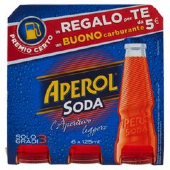 APEROL SODA CLUSTER X6CL 12,5