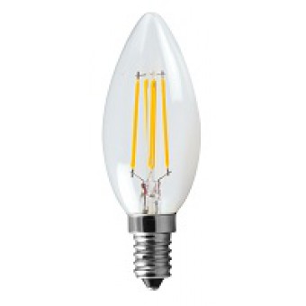 LAMP. LED OLIVA 5W E14CALDA TRASP.  LUECI